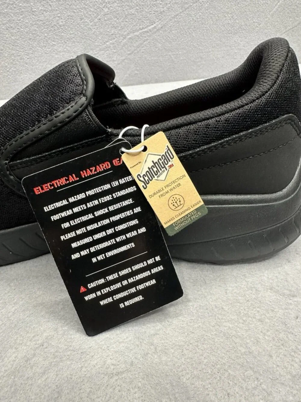 Skechers Mens 12 Shoes Urgran Slip Resistant Work Relaxed Fit Squad SR 200273BL